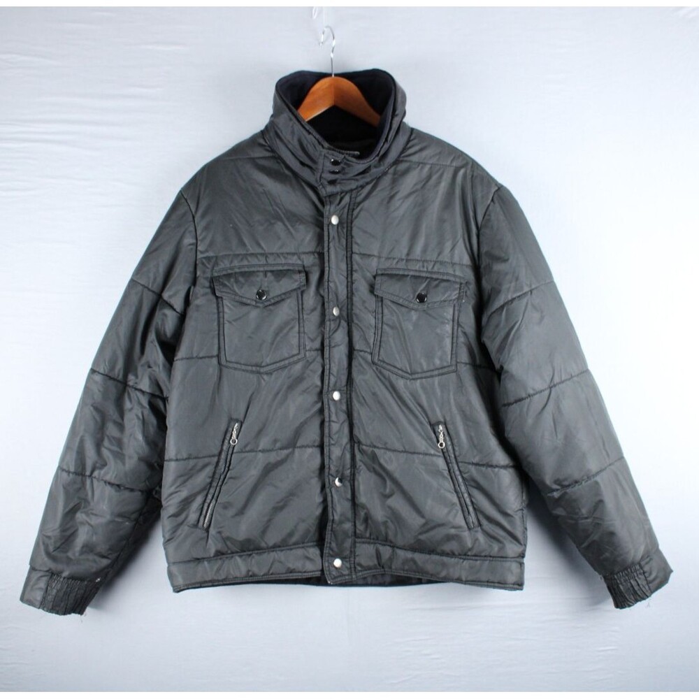 Vintage Outerwear From Sears Puffer Jacket Black Size Large **Please Read**